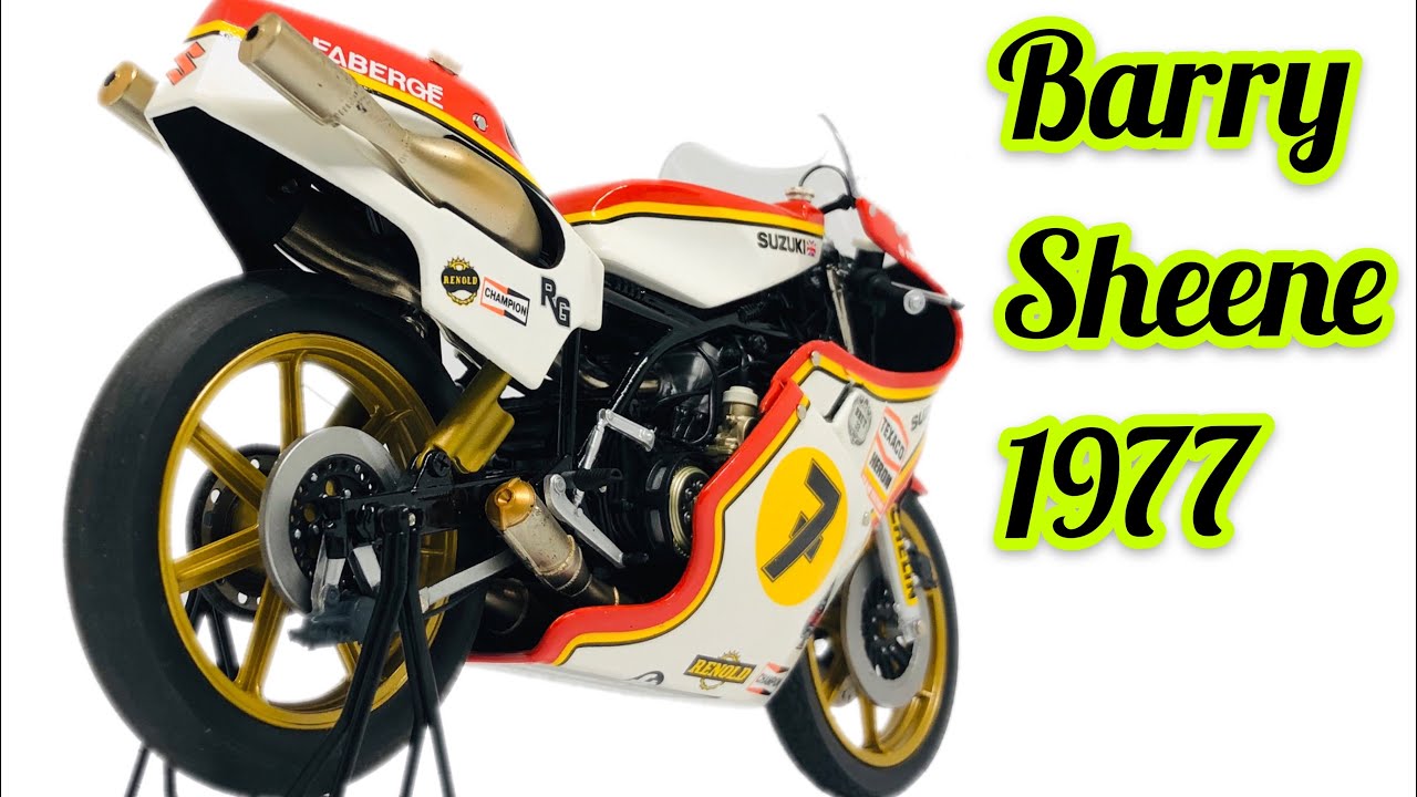 Minichamps Suzuki RG500 Barry Sheene World Champion GP 1977 - YouTube