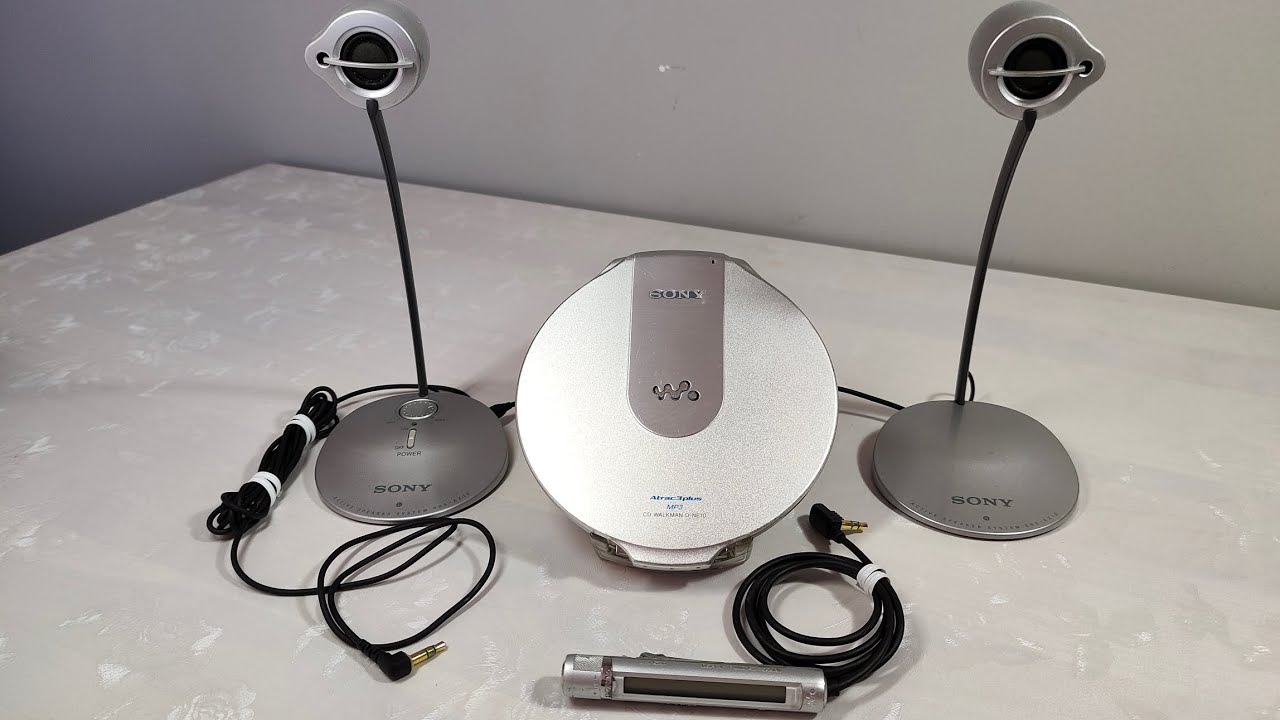 SONY D-NE10 CD WALKMAN-MP3 SONY SRS-AX10 ACTİVE SPEAKER SYSTEM