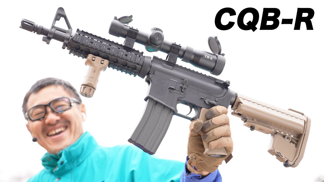 CQB-R M4A1のショートモデル フラッドダークアース 次世代電動ガン