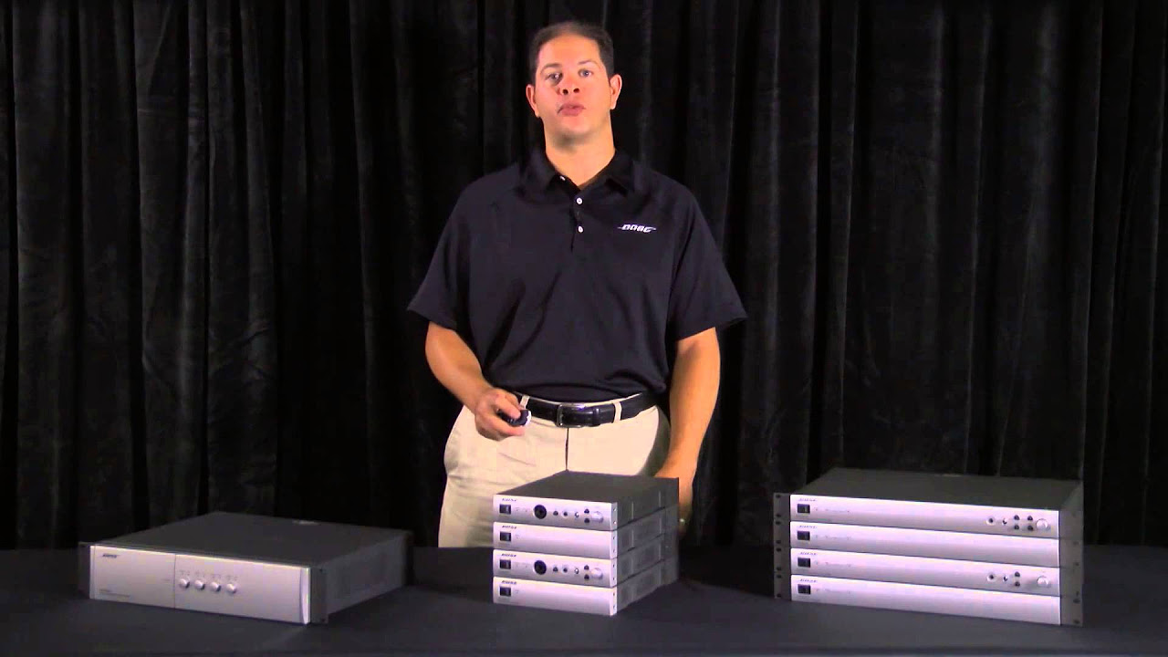 Bose FreeSpace Amplifier Overview - YouTube