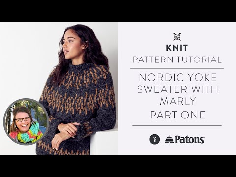 How to Knit a Yoke Sweater | Nordic Pullover Part 1 with Marly