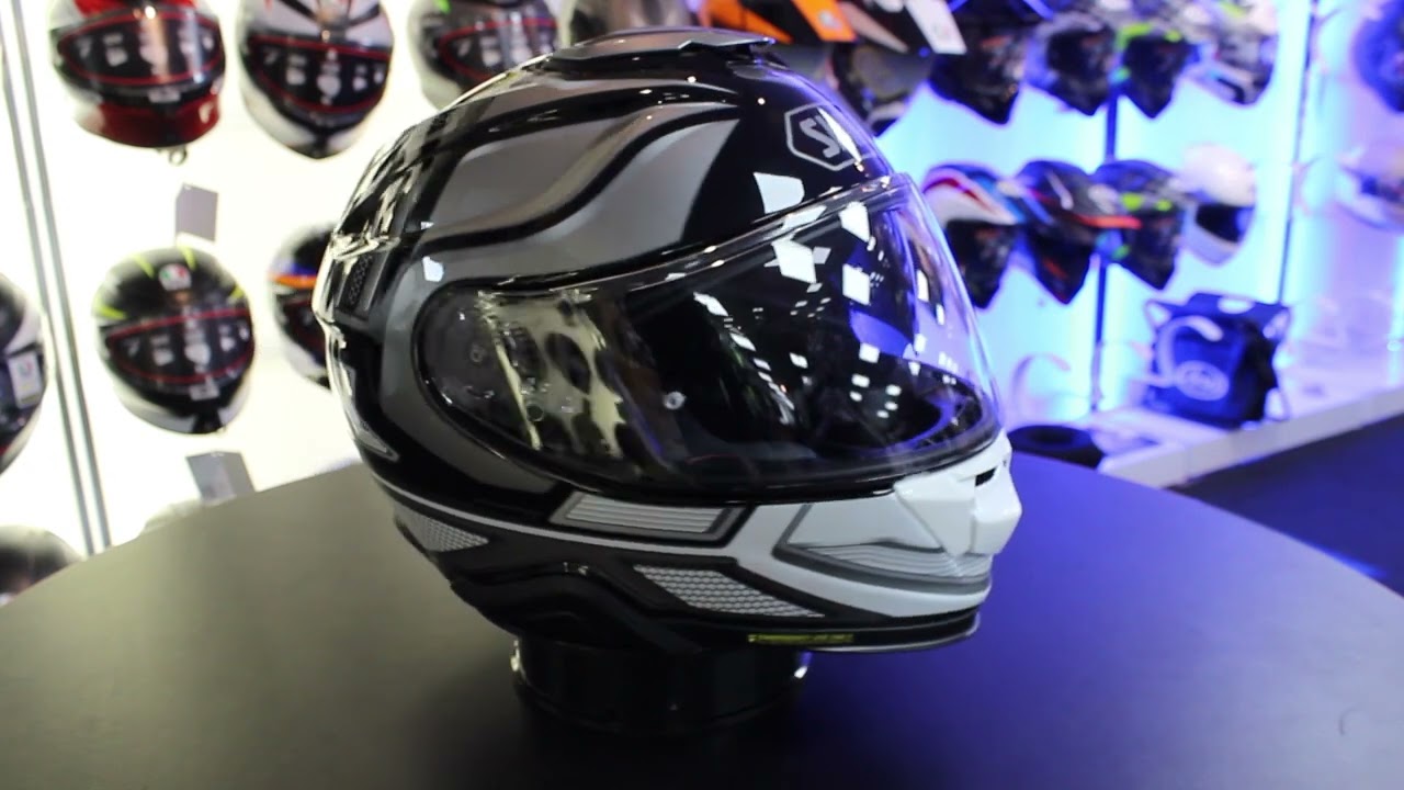 Shoei GT Air 2 Notch TC5 Helmet (Black|Silver) - YouTube
