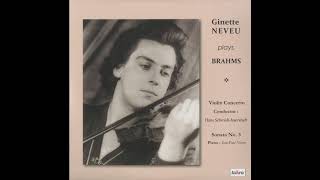 新作LPレコード】ジネット・ヌヴーのブラームス/ヴァイオリン協奏曲