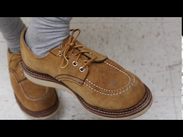 Red Wing 8105 Maize Abilene Moc Toe Oxford - YouTube