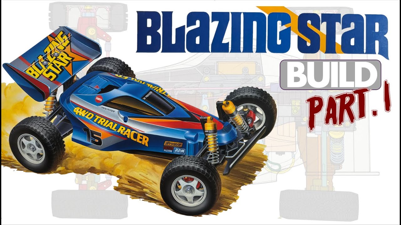 Rare Vintage NIB RC Tamiya Blazing Star Build - YouTube