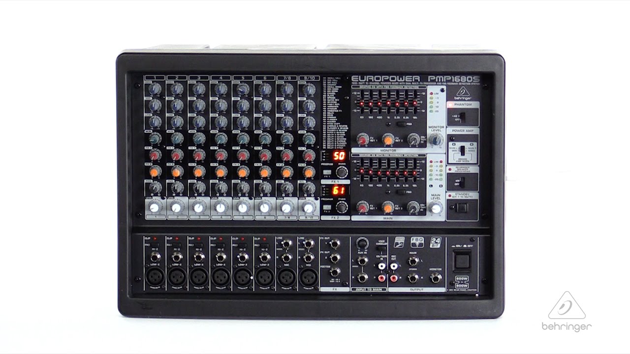 BEHRINGER ( ベリンガー ) PMP1680S EUROPOWER パワードミキサー 送料