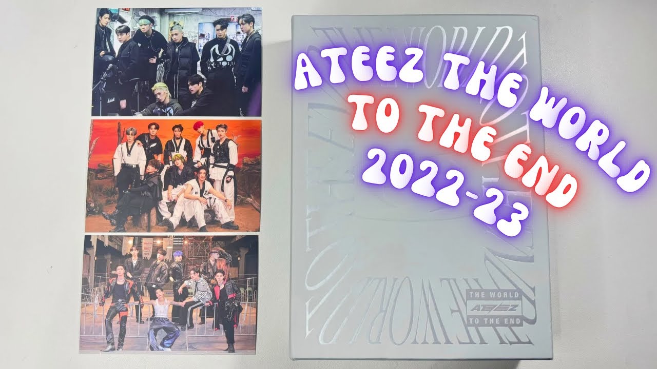 Ateez The World To End photobook 2022-23 playcode ver unboxing