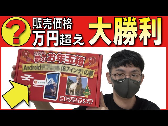 2026年】ヨドバシカメラ「夢のお年玉箱」がキター！何が入っている