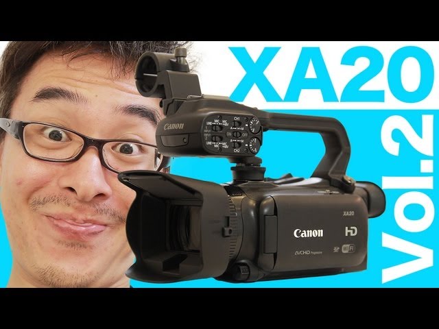 Canon 業務用デジタルビデオカメラ XA20がやってきた！ 開封編 後編