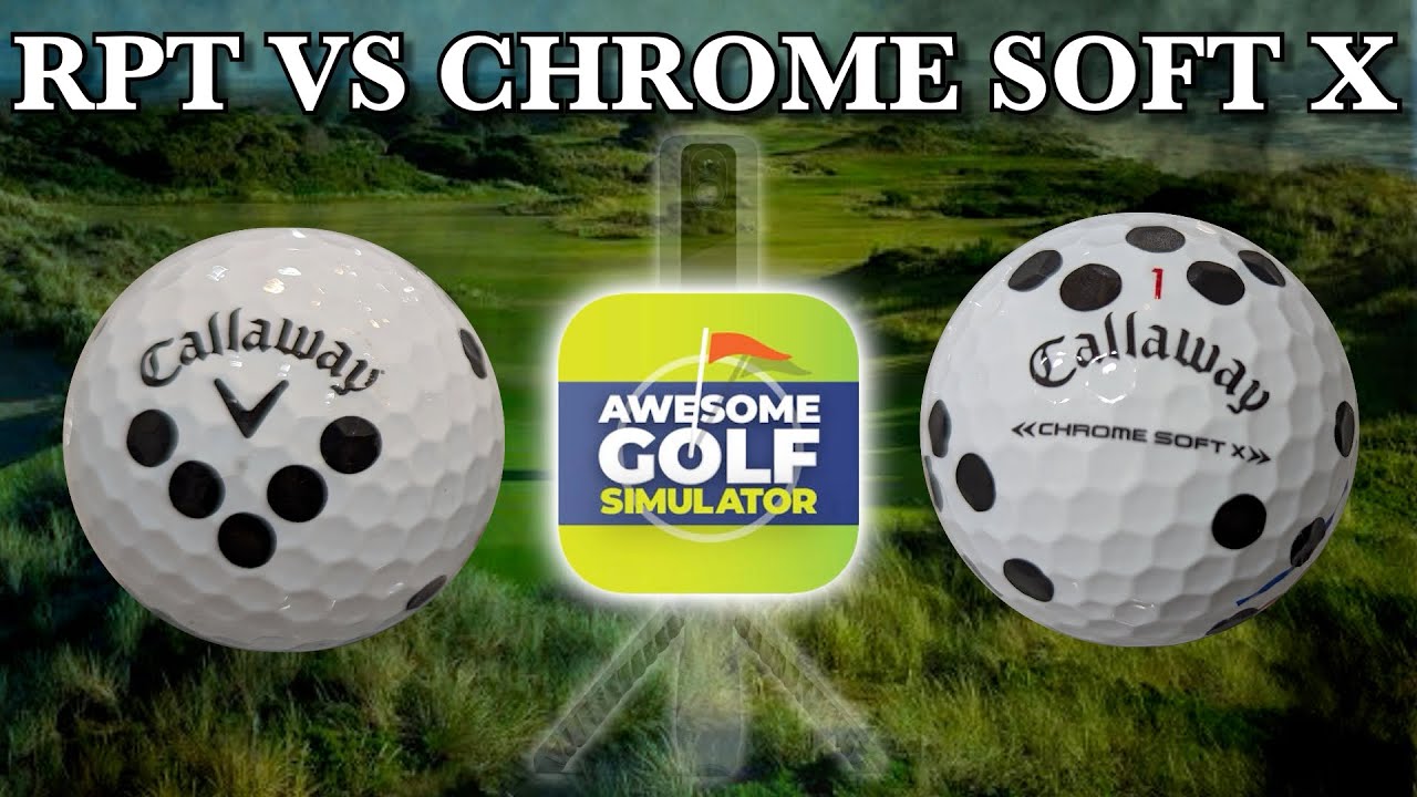 Rapsodo MLM2PRO RPT ball VS Chrome Soft X with ball dots - YouTube
