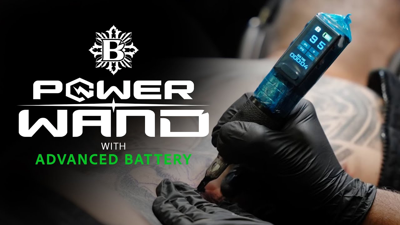 DHM TATTOO SUPPLY / New Bishop Power Wand with Advanced Battery