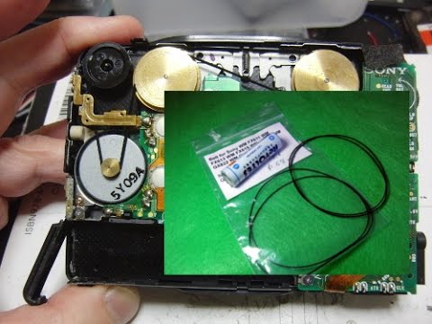 SONY カセットウォークマン ゴムベルトの秘密 - YouTube