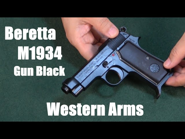 M1934 ガンブラックVer.ガスブローバック ：ウェスタンアームズ - YouTube