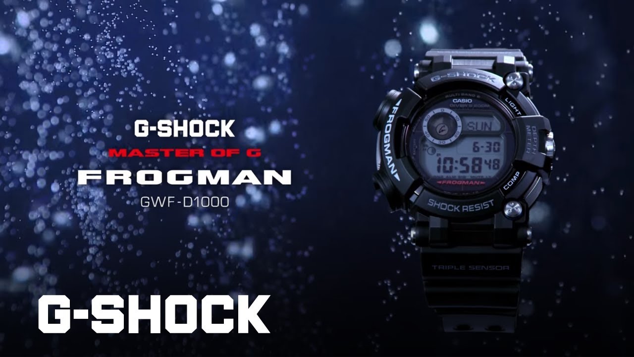 CASIO G-SHOCK [GWF-D1000] FROGMAN - YouTube