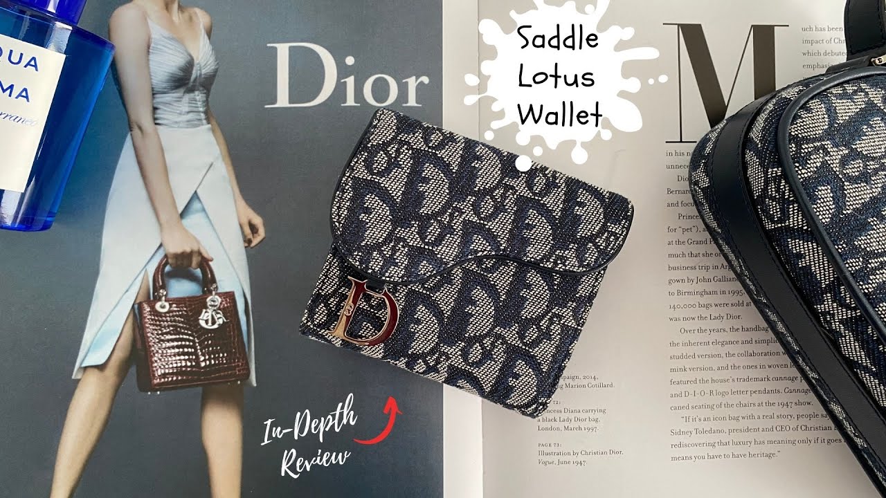 Dior Saddle Lotus Wallet In-Depth Review | Dior Oblique SLG
