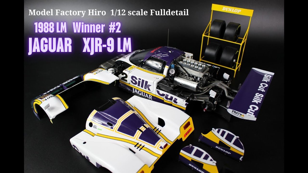 1/24 scale car kits JAGUAR XJR12 XJR14 - YouTube