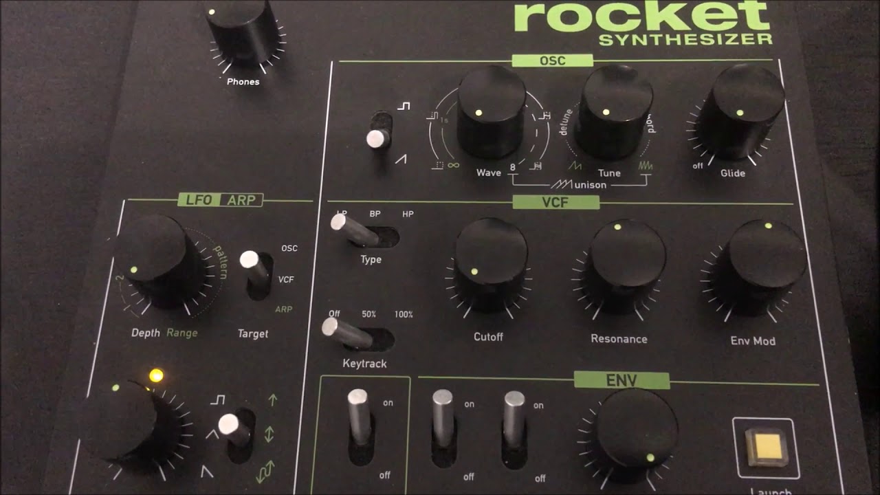 I made a track using only the Waldorf Rocket - YouTube