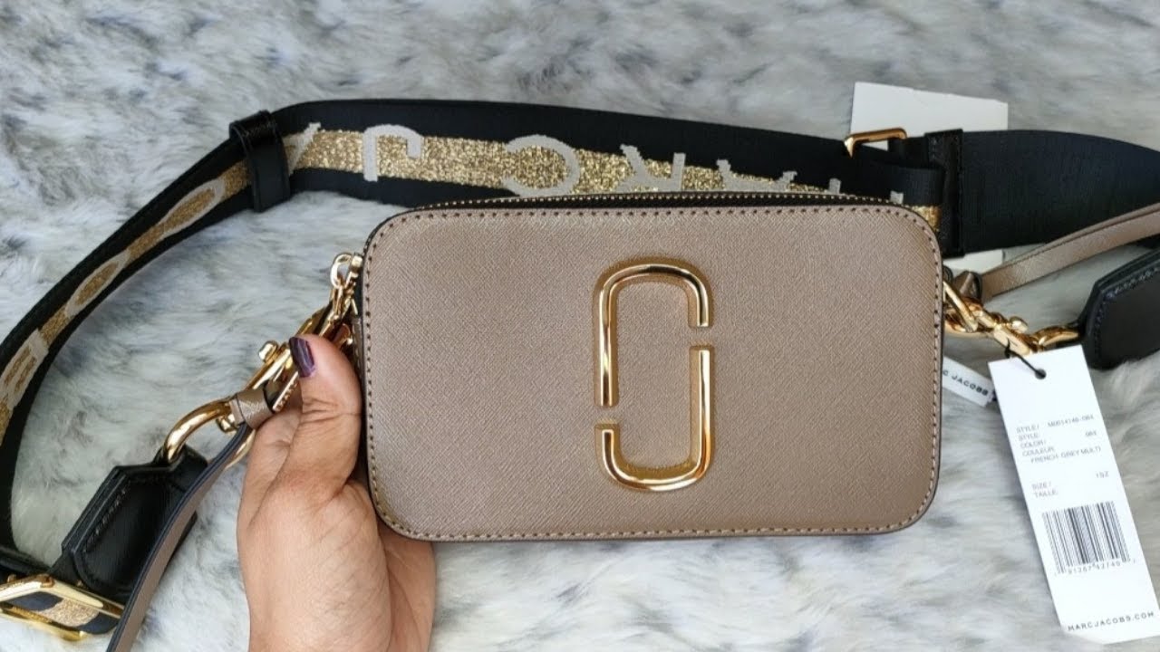 Marc Jacobs Snapshoot Bag || French Grey Multy || Unboxing
