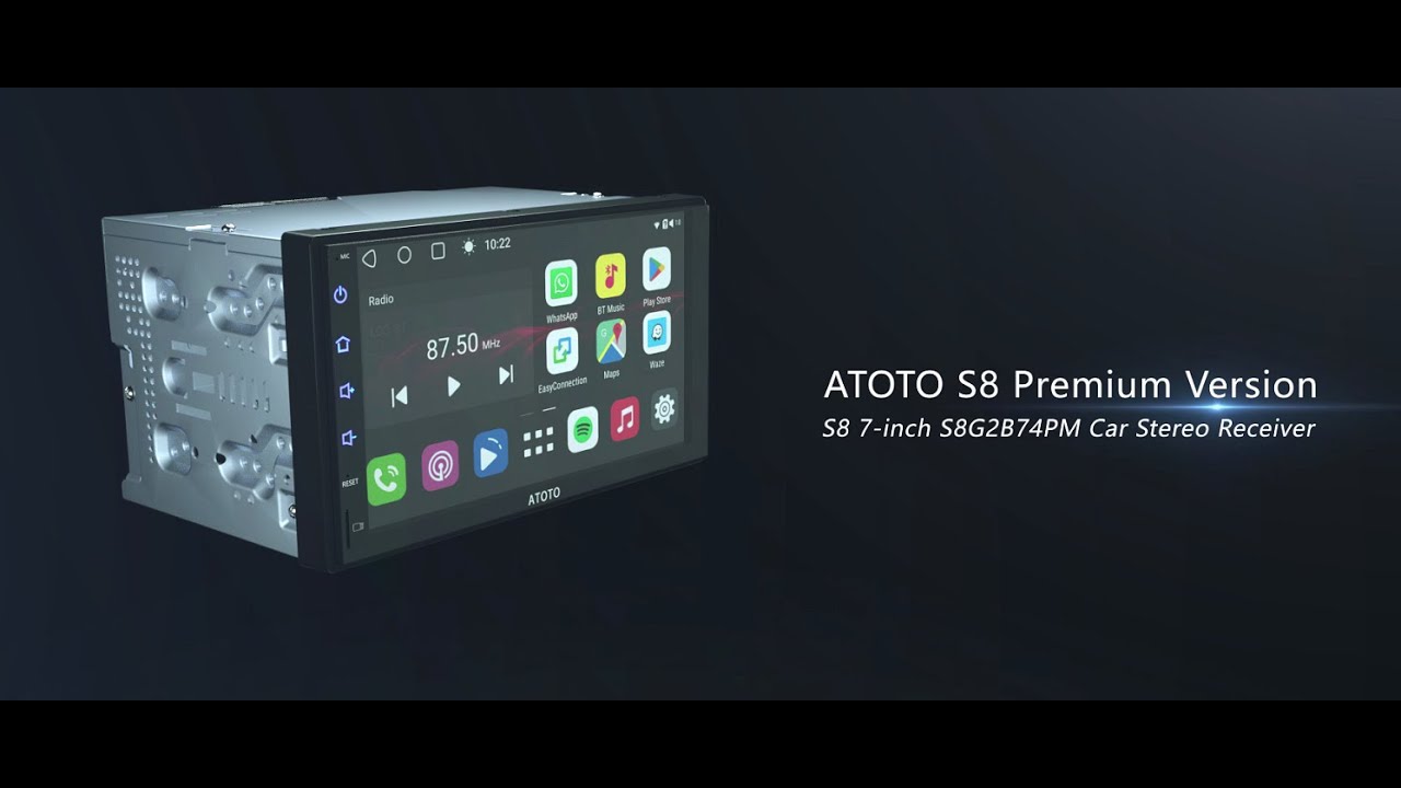 ATOTO S8 Premium 7 inch S8G2B74PM Android Car Stereo - YouTube