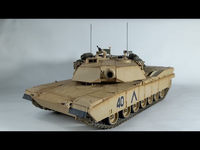 FINISHED KIT REVIEW) Tamiya 1/35th U.S. M1A1 Abrams 120mm Gun Main