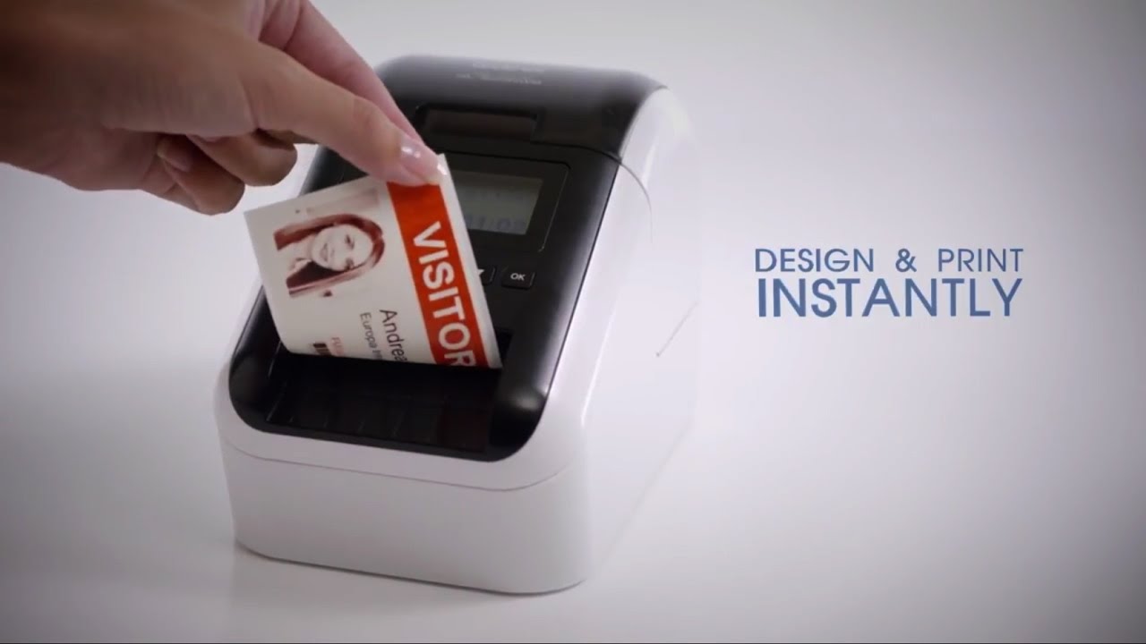 QL-800, QL-810W, QL-820NWB Label Printers – Brother - YouTube