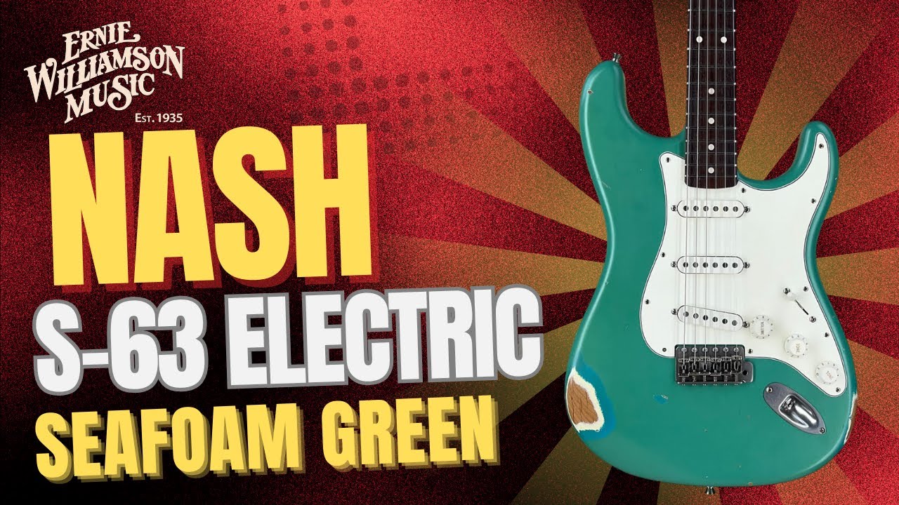 Tone demo of the Nash S-63 in Seafoam Green - YouTube