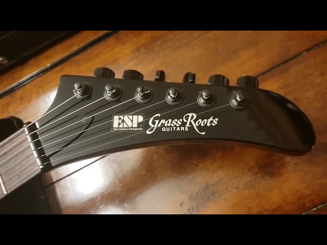 ESP GRASS ROOTS GMX-48 JAMES HETFIELD METALLICA BLACK EXPLORER