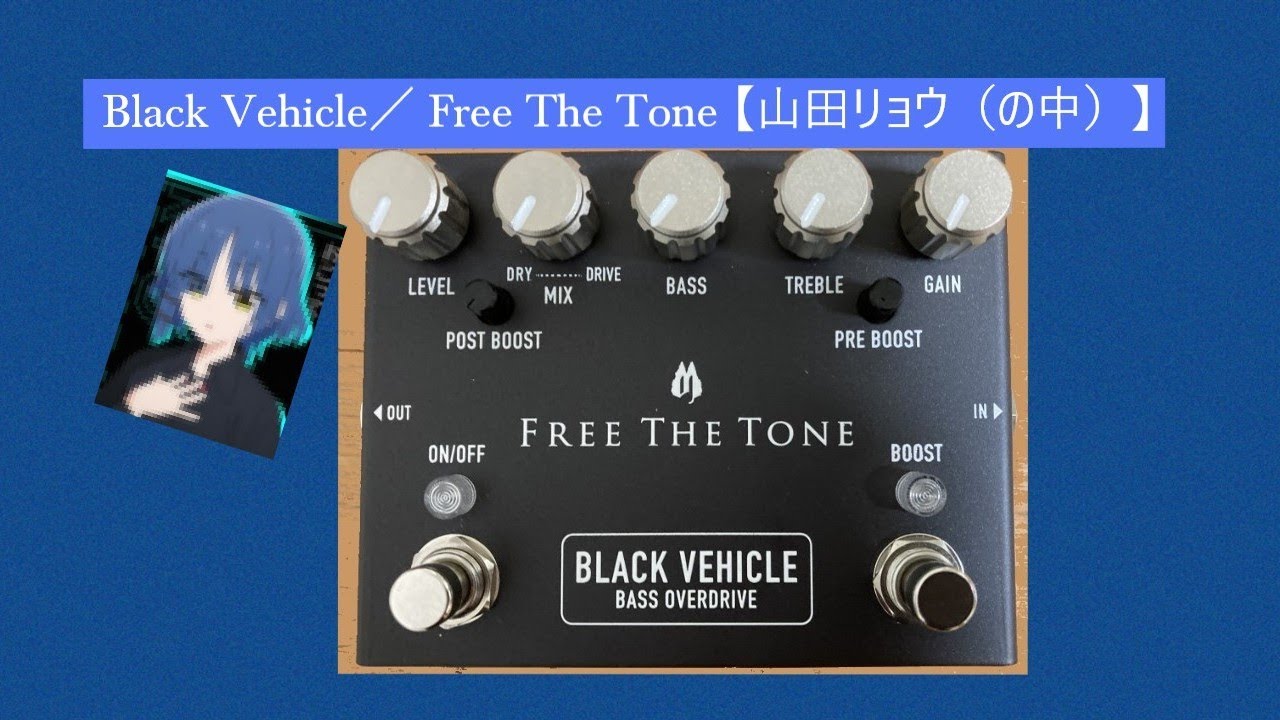 機材レビュー】 Free The Tone ／ Black Vehicle (BV-1V) 【ベース用