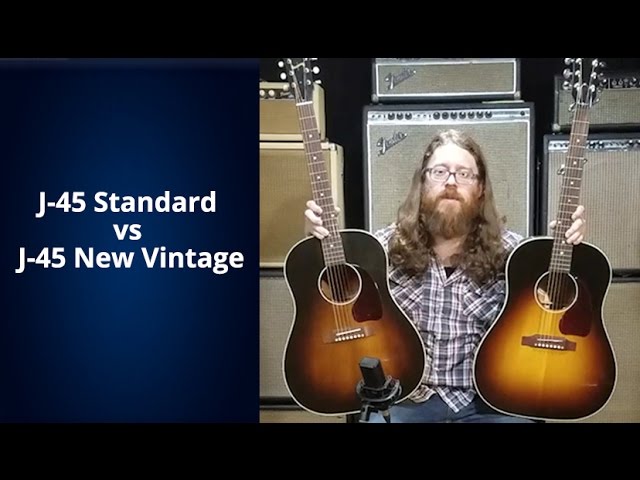 Gibson J-45 vs J-45 New Vintage. Is There A Difference? - YouTube
