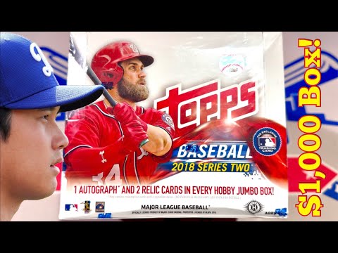 OHTANI'S FIRST TRUE ROOKIE! 2018 TOPPS SERIES 2 JUMBO BOX BREAK
