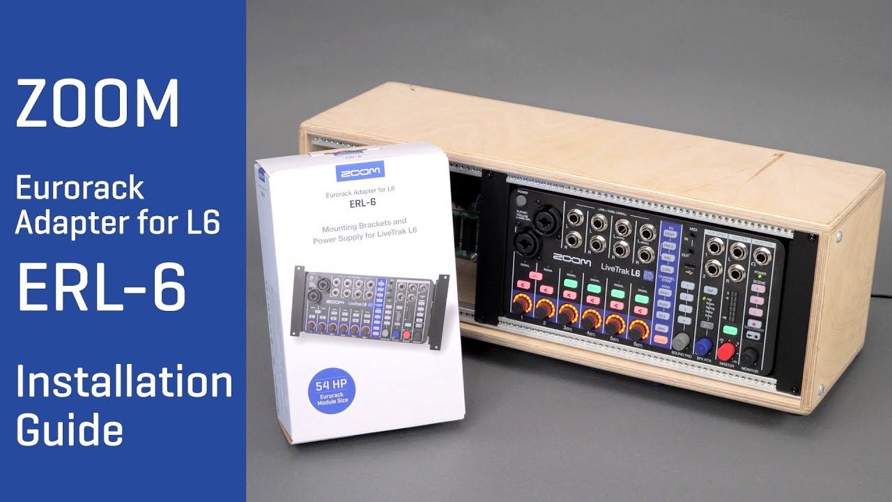 ZOOM ERL-6 Installation Guide - YouTube