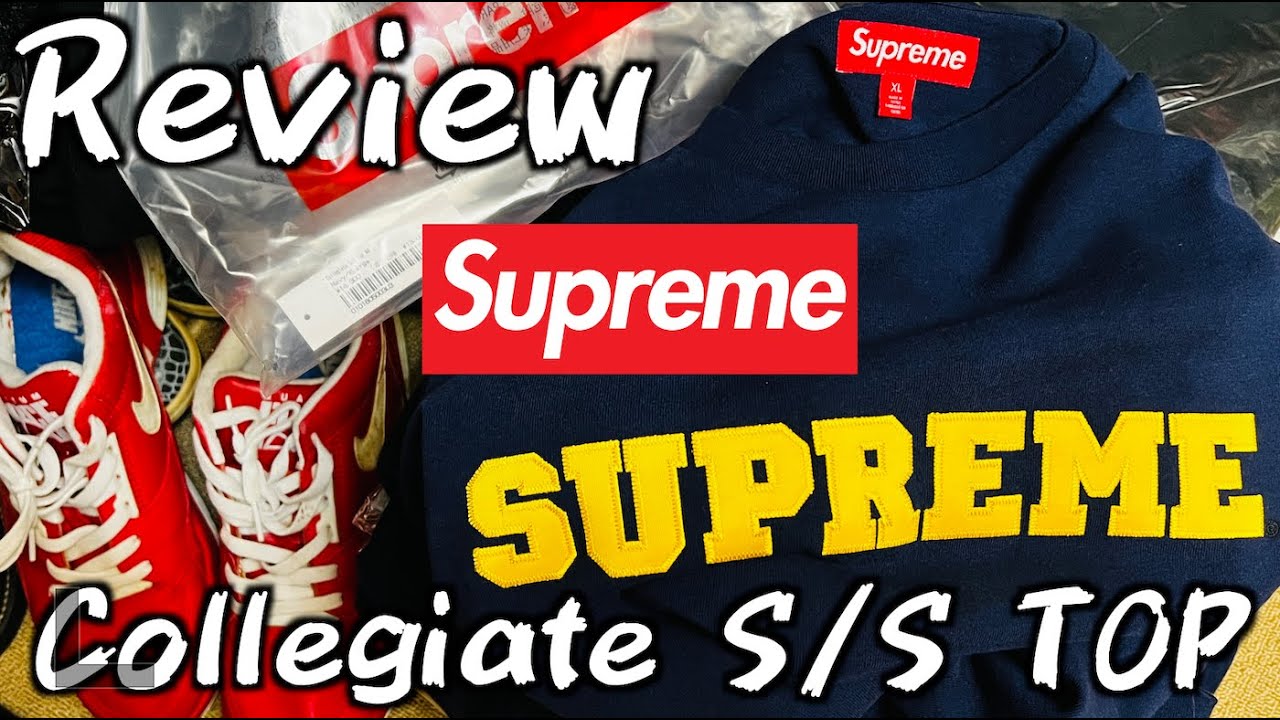Supreme 23FW Week1】シュプリーム Collegiate S/S Top レビュー【着