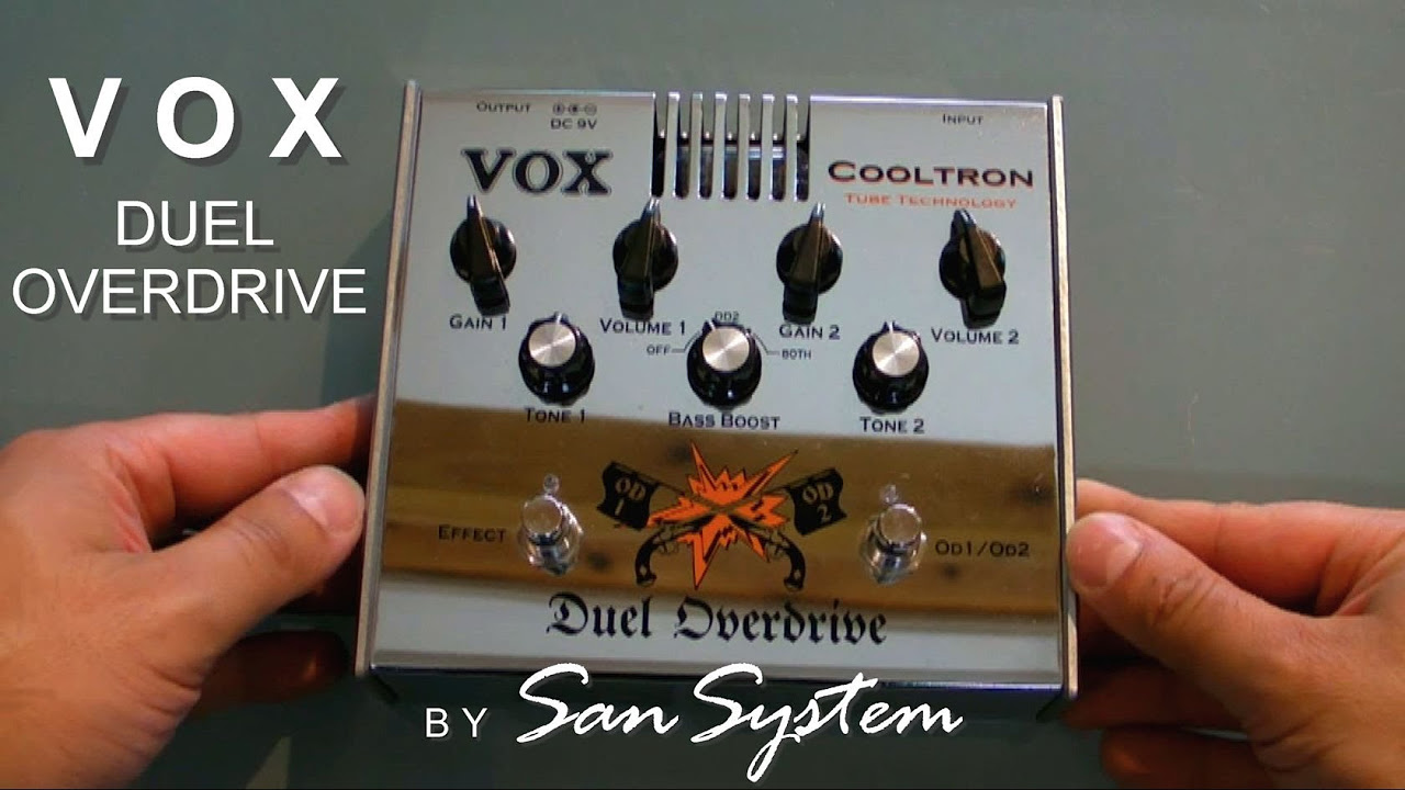 VOX Duel Overdrive - Tube Overdive CT07DO - YouTube