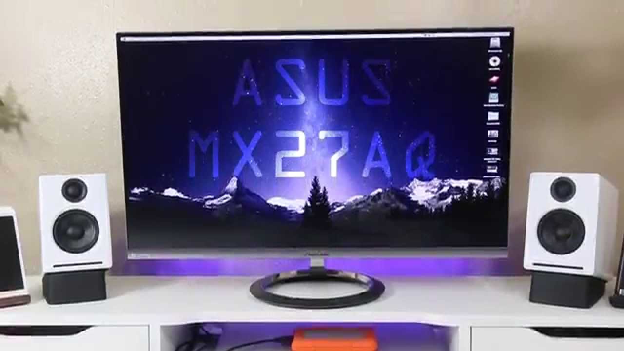 FRAMELESS ASUS MX27AQ MONITOR REVIEW - 27
