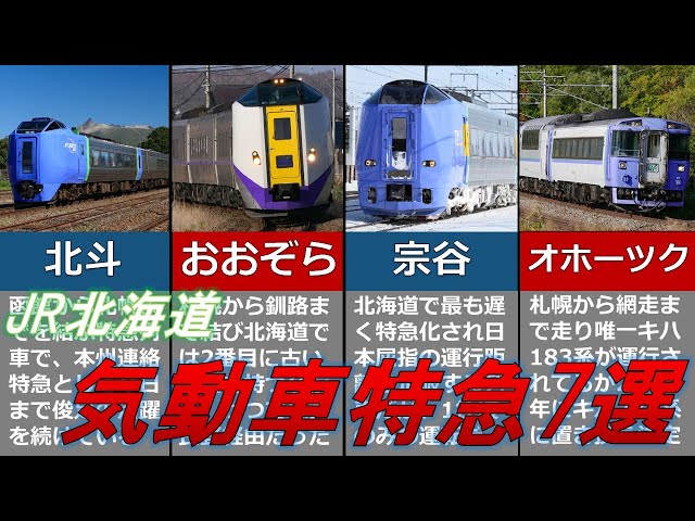 ゆっくり解説】絶対に諦めない！JR北海道気動車特急7選【鉄道雑学
