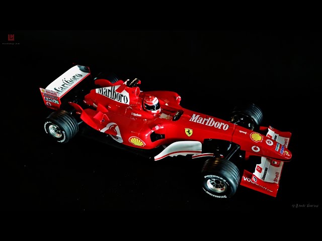 deagostini 1/8 kyosho ferrari f2004 (abs body) - hobby24 - YouTube