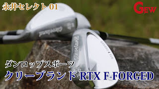 Dunlop Sports Cleveland RTX F-GORGED tested by professional golfer