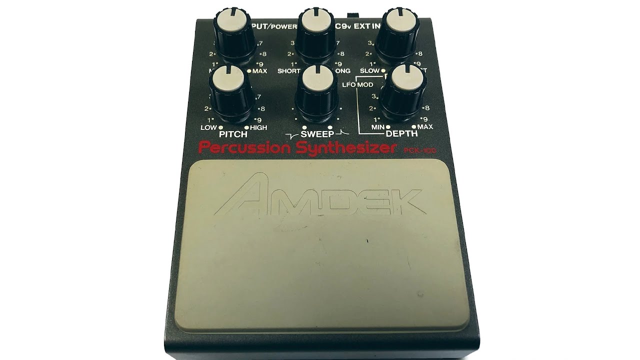 AMDEK PCK-100 パーカッションシンセ（BOSS PC-2）YMO AMDEK PCK-100