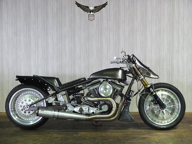 ID1844 Harley Davidosn Hot-Dock Full Custom 【4K】 - YouTube
