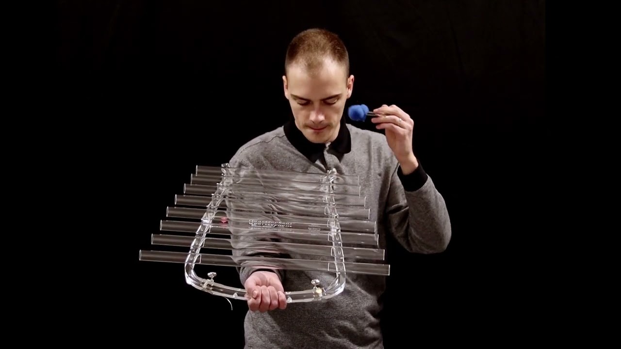 Quartzophone® Lyre (L1) with 432 Hz Tuning - Gongs Unlimited - YouTube