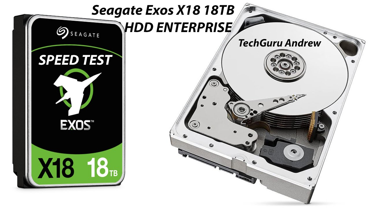 Seagate Exos X18 18TB HDD ENTERPRISE SPEED TEST - YouTube