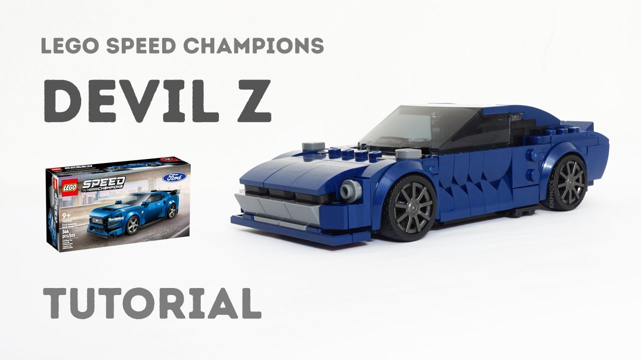 Tutorial - Devil Z from Wangan Midnight | Lego Speed Champions
