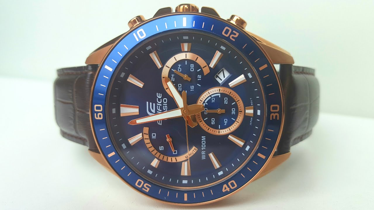 Обзор Casio Edifice EFR-552GL-2A - YouTube