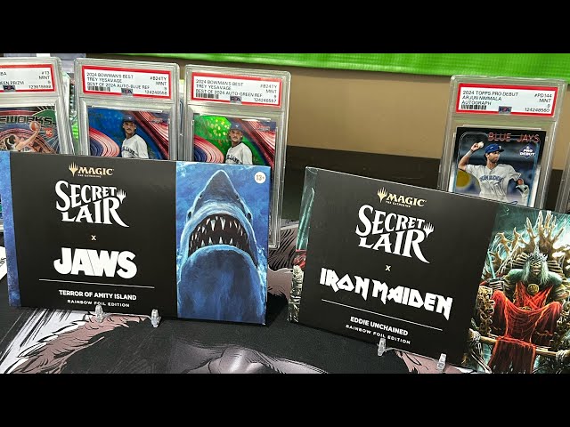Opening Secret Lair Jaws/Iron Maiden Rainbow 🌈Foils !!! MTG , Is