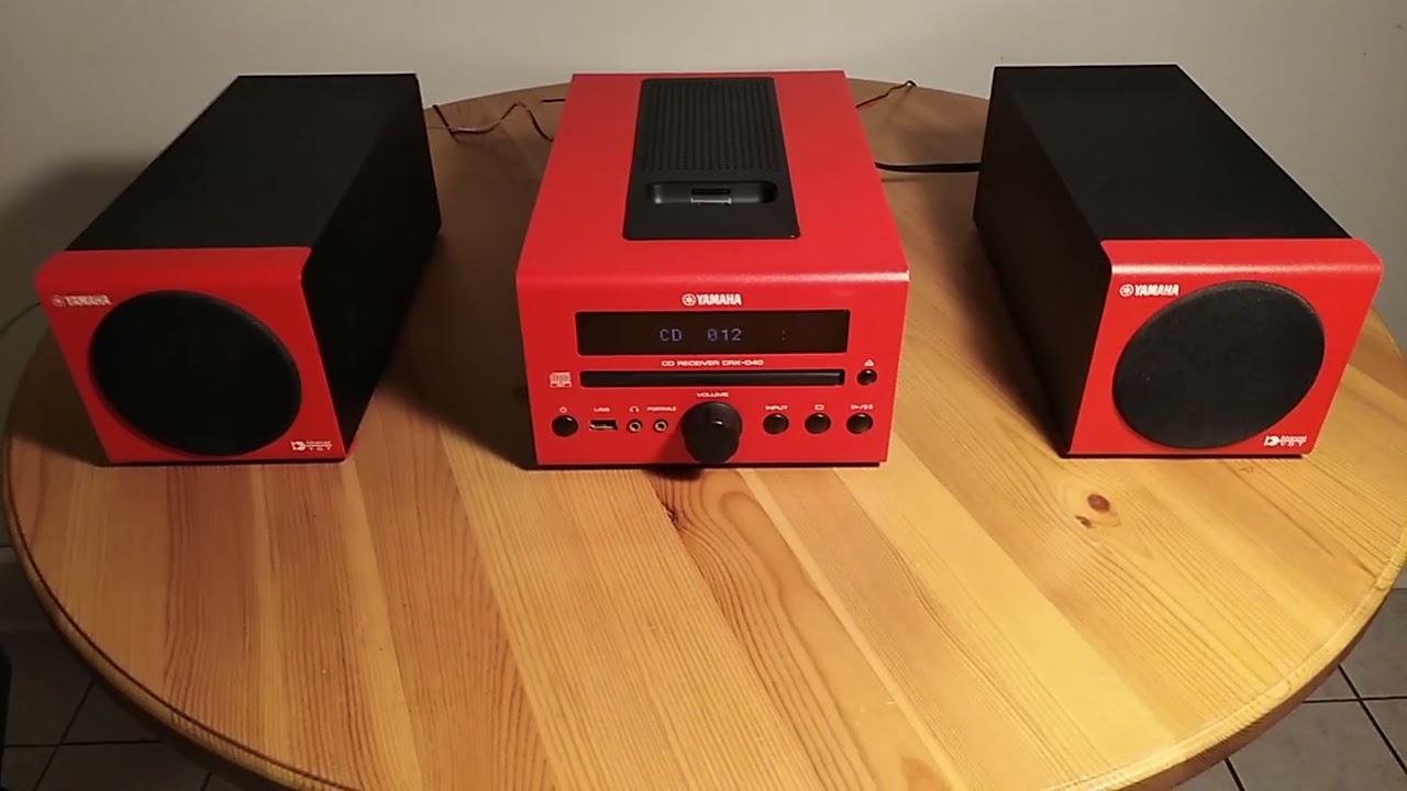 Yamaha MCR-040 (CRX-040 + NS-BP80) Demo - YouTube