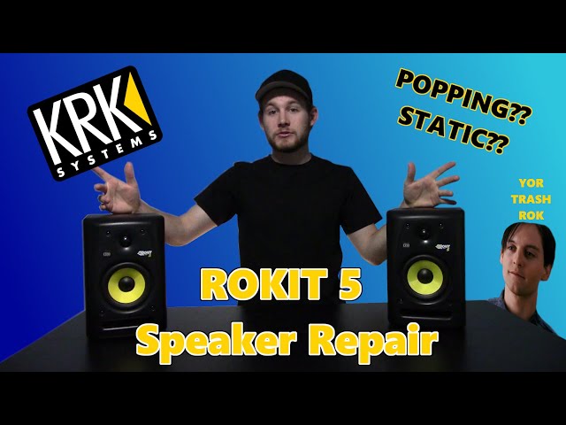 KRK Rokit 5 Speaker Repair Gen 2 (RPG2) - YouTube