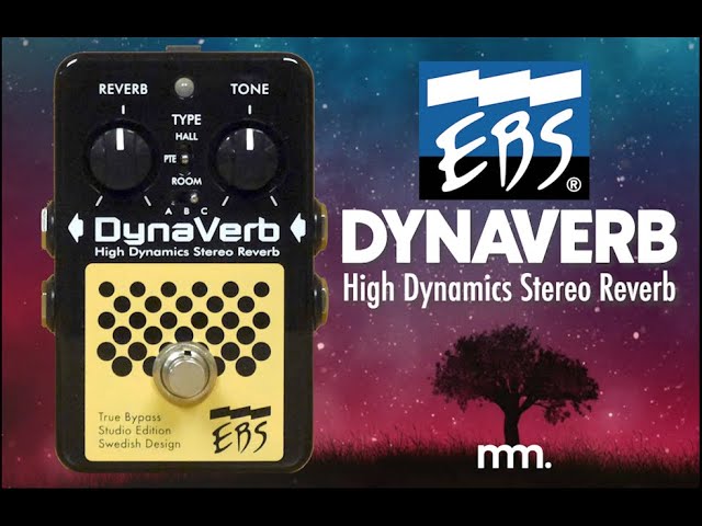 MusicMaker Presents - EBS DYNAVERB - Studio Grade, High Quality