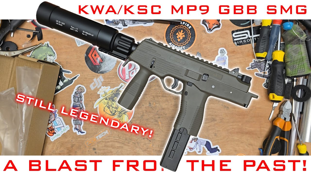 KWA / KSC MP9A1 GBB SMG #airsoft - YouTube