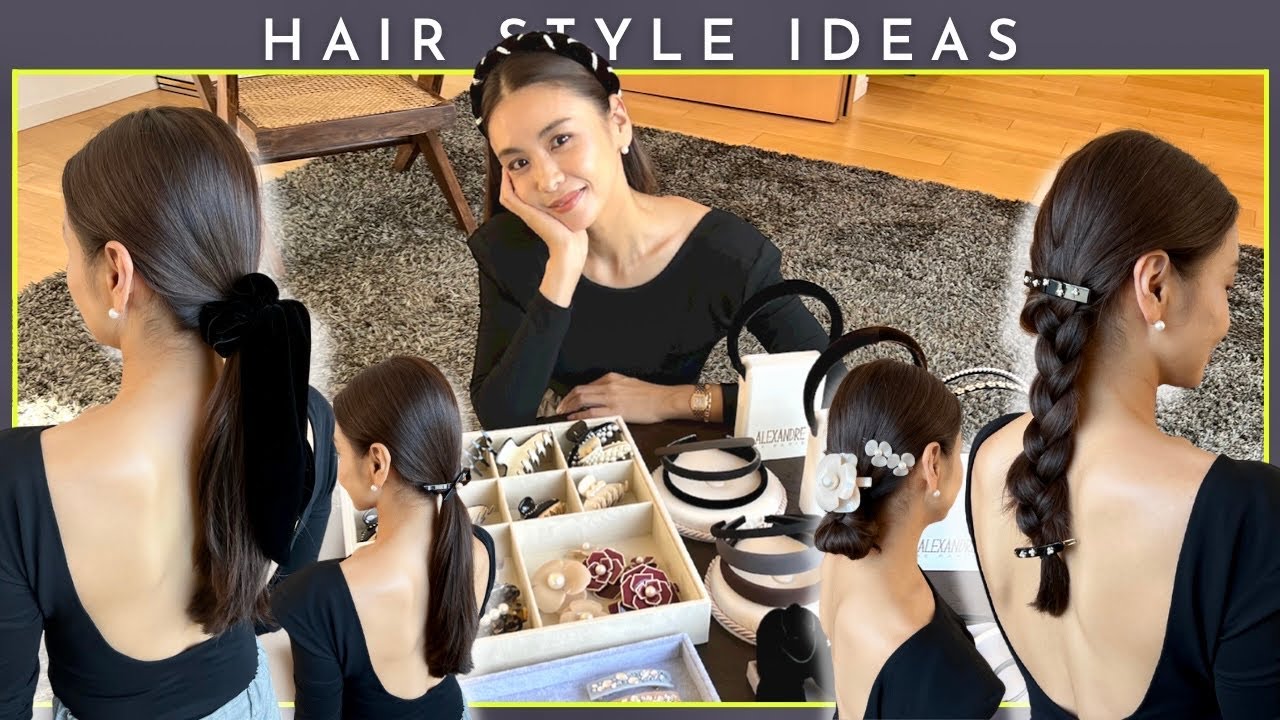 簡単ヘアアレンジ】いつもやっているヘアアレンジと気になるヘアアクセ