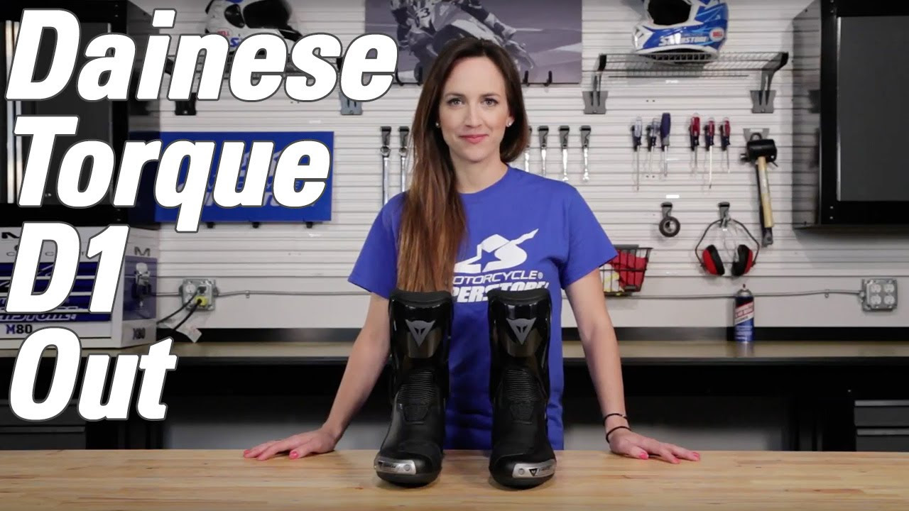 Dainese Torque D1 Out Boot Review | Motorcycle Superstore - YouTube